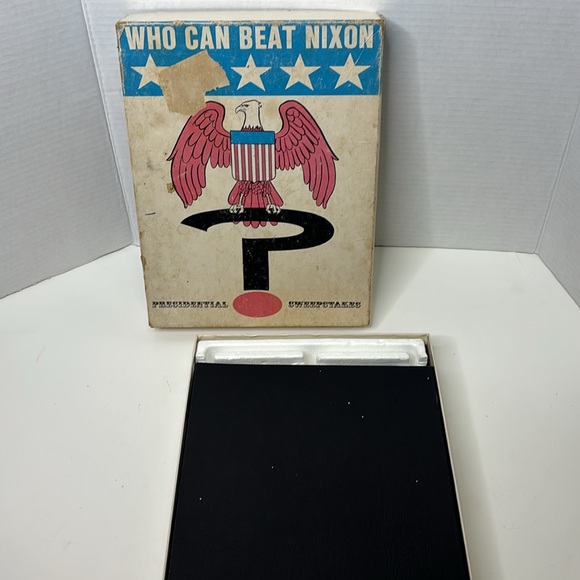 Boardgame | Vintage Who Can Beat Nixon | Presidential Sweepstakes | 1970 Release - Picture 7 of 8